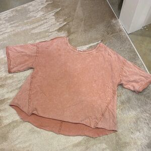 Easel- Casual camel Women's Top